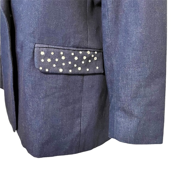 Denim and Rhinestone Tailored by Harlan Blazer - Picture 7 of 12